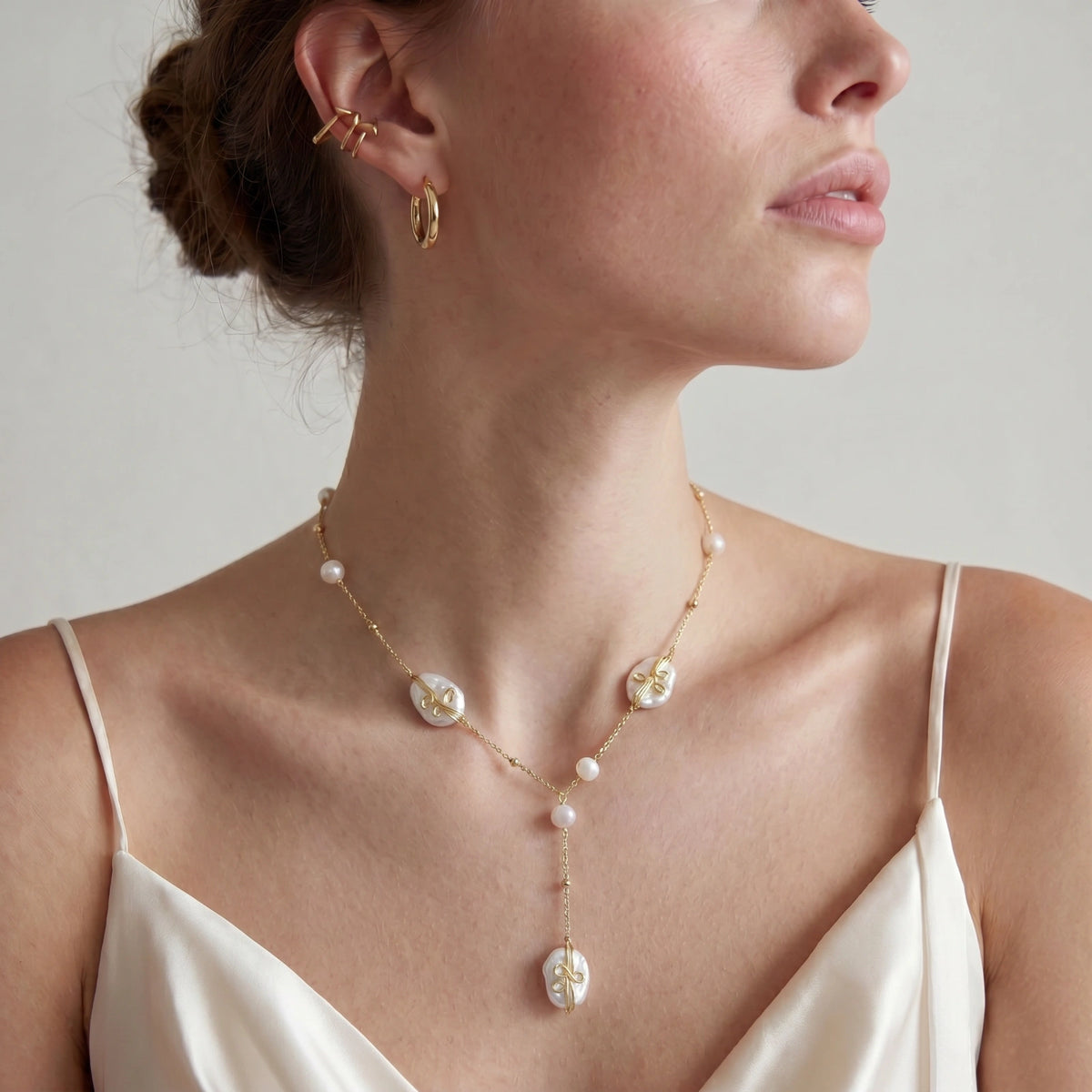 Baroque Pearl Garden Necklace