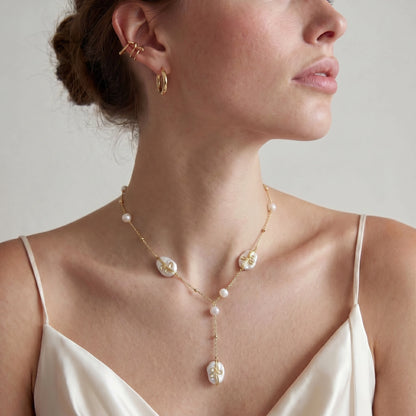 Baroque Pearl Garden Necklace